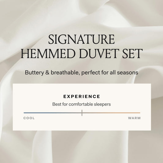 BOLL & BRANCH Signature Hemmed Duvet Set