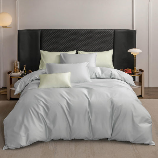 600 Thread Count Cotton Sateen Duvet Cover Set