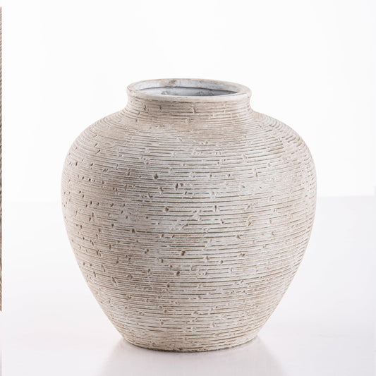 Rustic Farmhouse Ceramic Flower Vase Decor