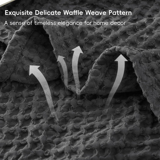 PHF Polyester Waffle Weave Blanket