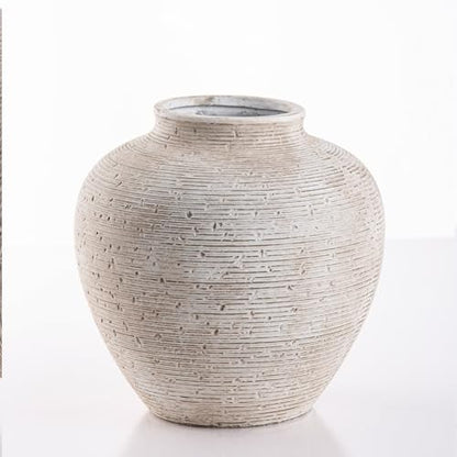 Rustic Farmhouse Ceramic Flower Vase Decor