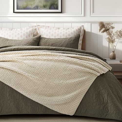 EVERGRACEHOME Chunky Chenille Throw Blankets