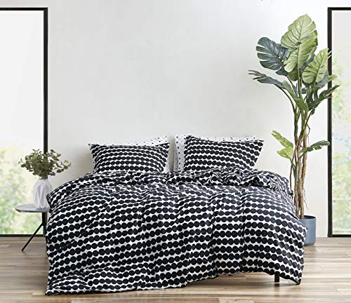 Cotton Percale Queen Duvet Cover Set