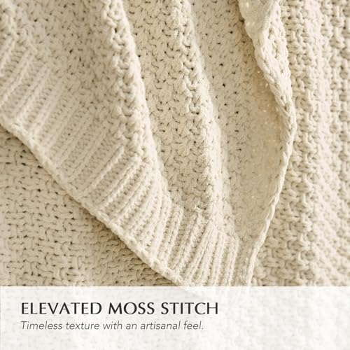 EVERGRACEHOME Chunky Chenille Throw Blankets