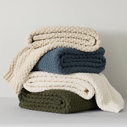 EVERGRACEHOME Chunky Chenille Throw Blankets