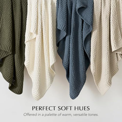 EVERGRACEHOME Chunky Chenille Throw Blankets