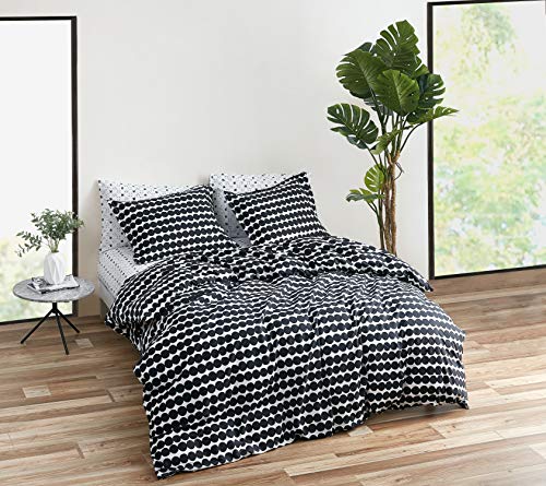 Cotton Percale Queen Duvet Cover Set