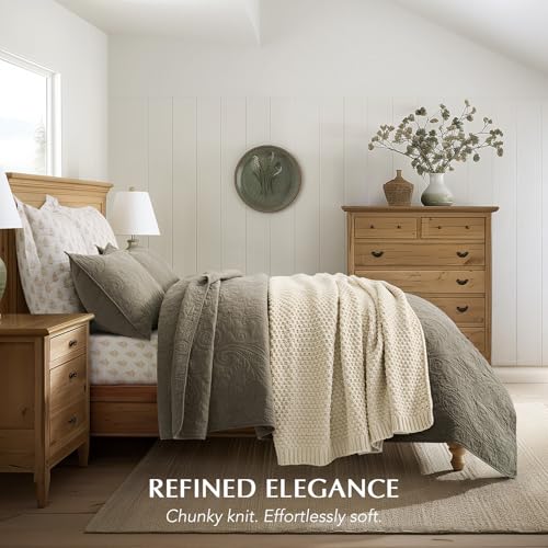 EVERGRACEHOME Chunky Chenille Throw Blankets