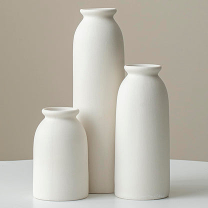 Set of 3 Modern Boho Ceramic Decorative Vases