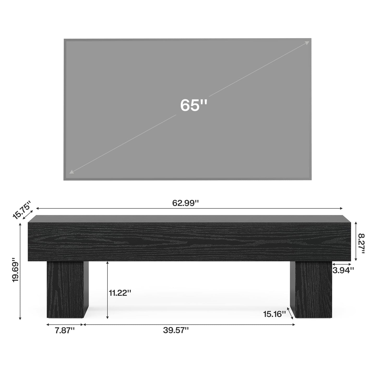 Tribesigns 63" TV Stand