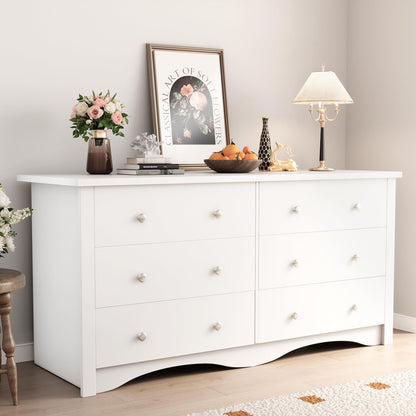 47.2" 6-Drawer Storage Dresser TV Stand