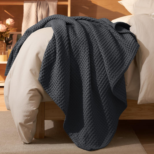 PHF Polyester Waffle Weave Blanket