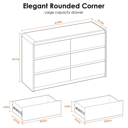 Oransail Modern Drawer Dresser