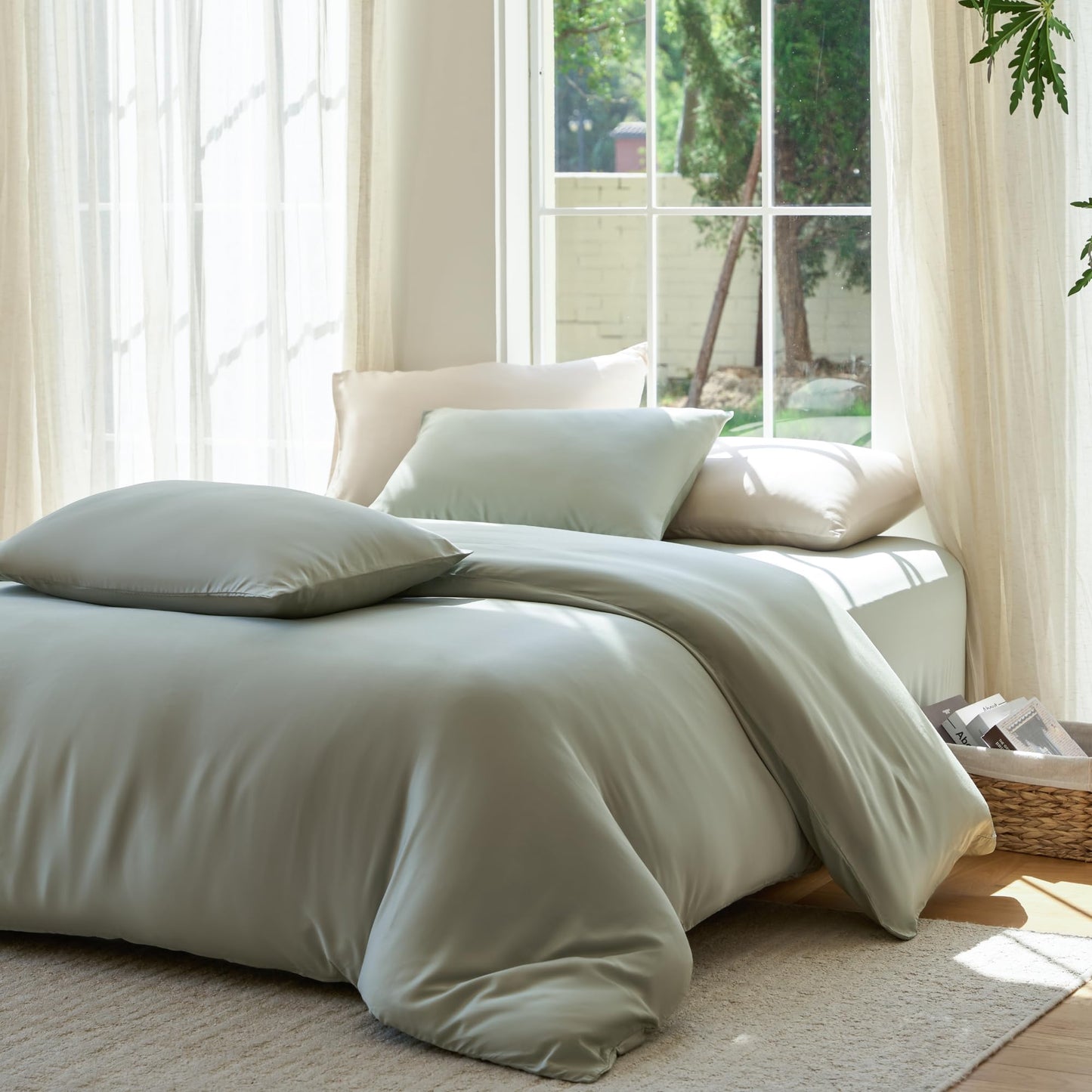 Cooling Bamboo Viscose Duvet Cover Set