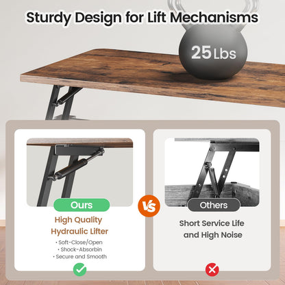SEDETA Lift Top Coffee Table