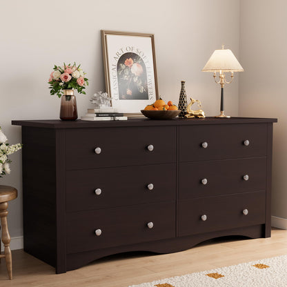 47.2" 6-Drawer Storage Dresser TV Stand