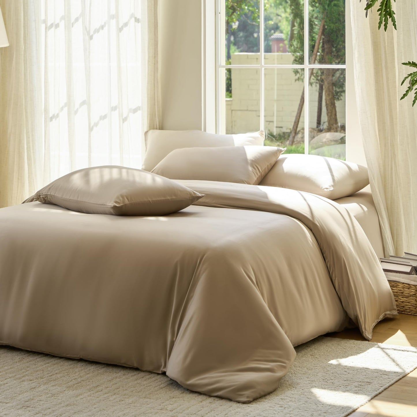 Cooling Bamboo Viscose Duvet Cover Set