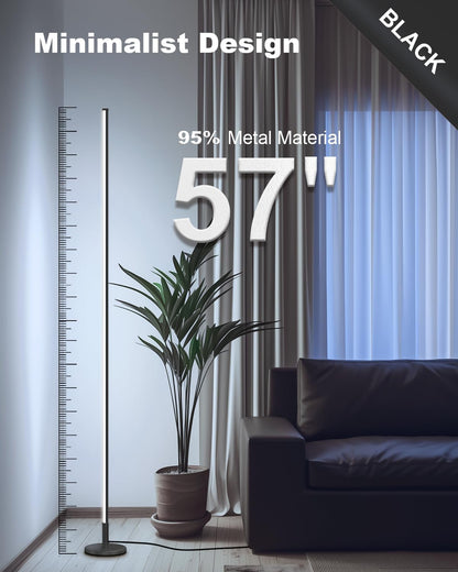Minimalist Dimmable LED Floor Lamp