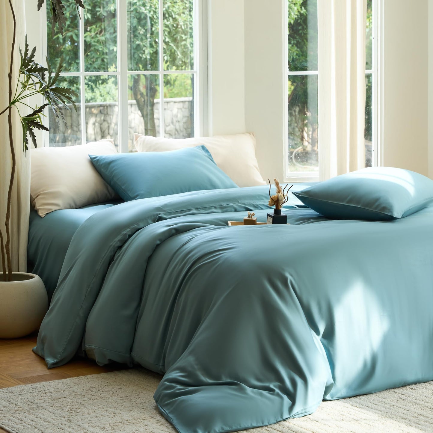 Cooling Bamboo Viscose Duvet Cover Set