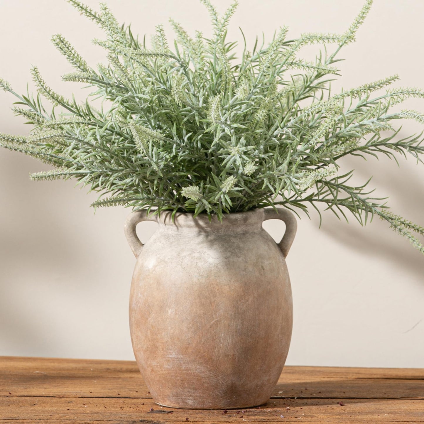 Large Rustic Ceramic Farmhouse Flower Vase