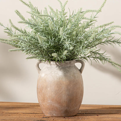 Large Rustic Ceramic Farmhouse Flower Vase