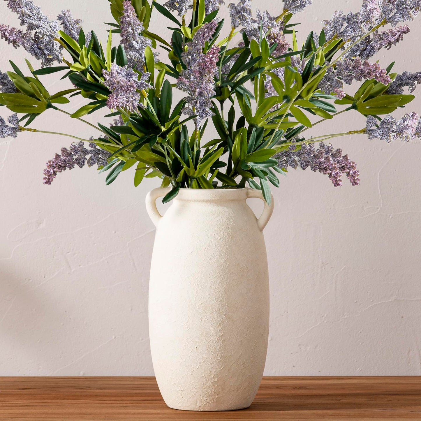 Large Rustic Ceramic Farmhouse Flower Vase