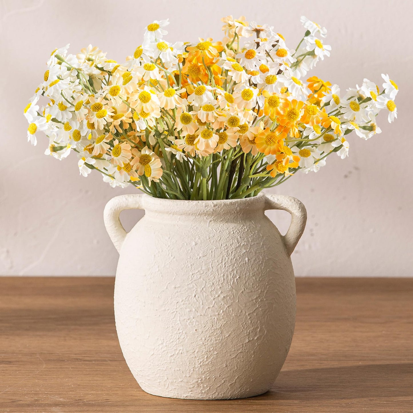 Large Rustic Ceramic Farmhouse Flower Vase