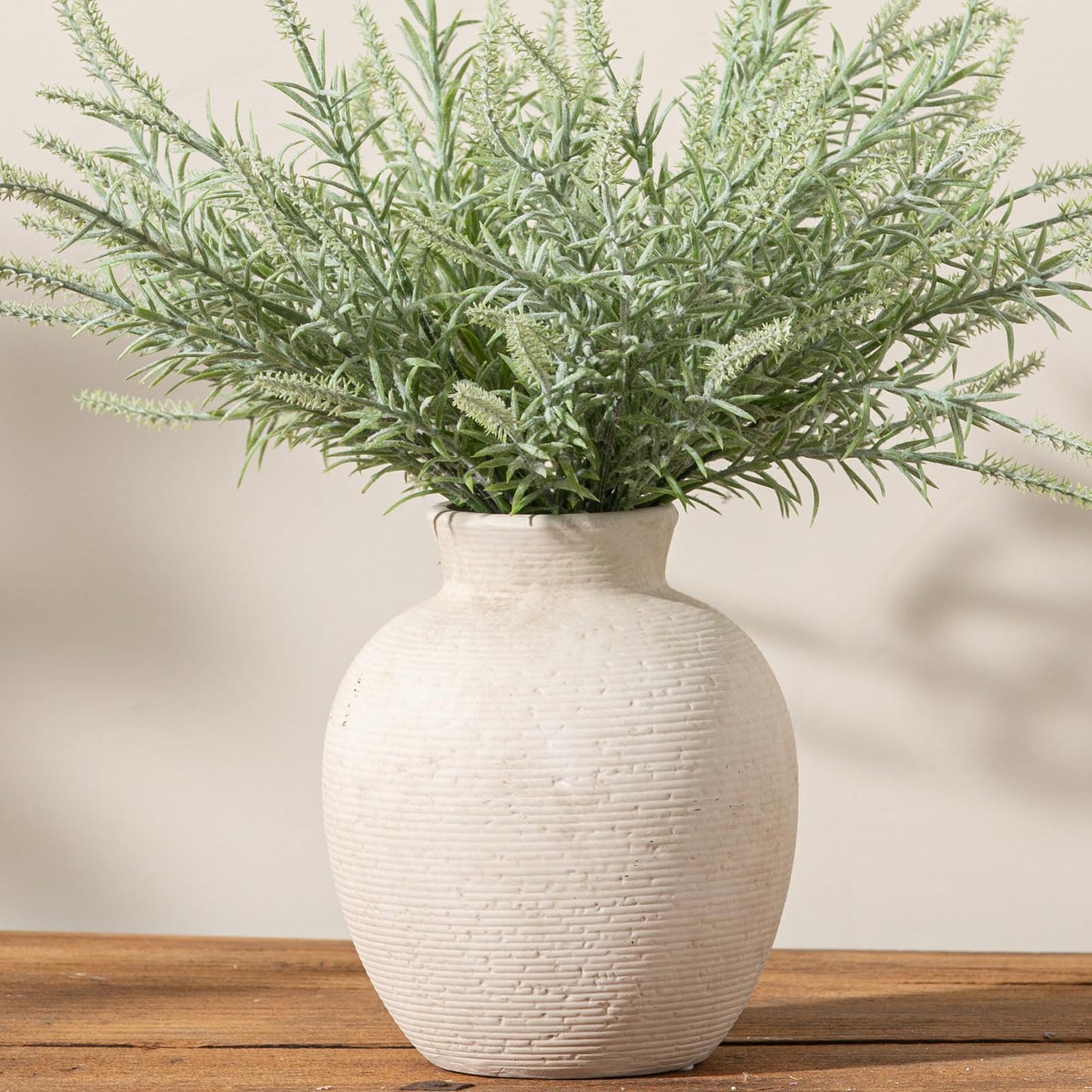 Rustic Farmhouse Ceramic Flower Vase Decor