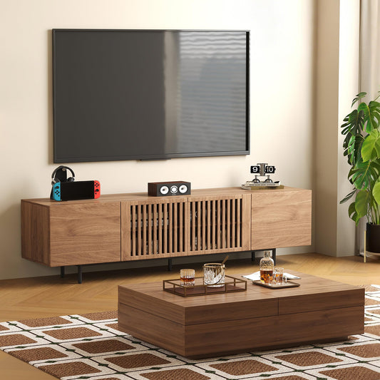 Mid-Century Coffee Table & TV Stand Set
