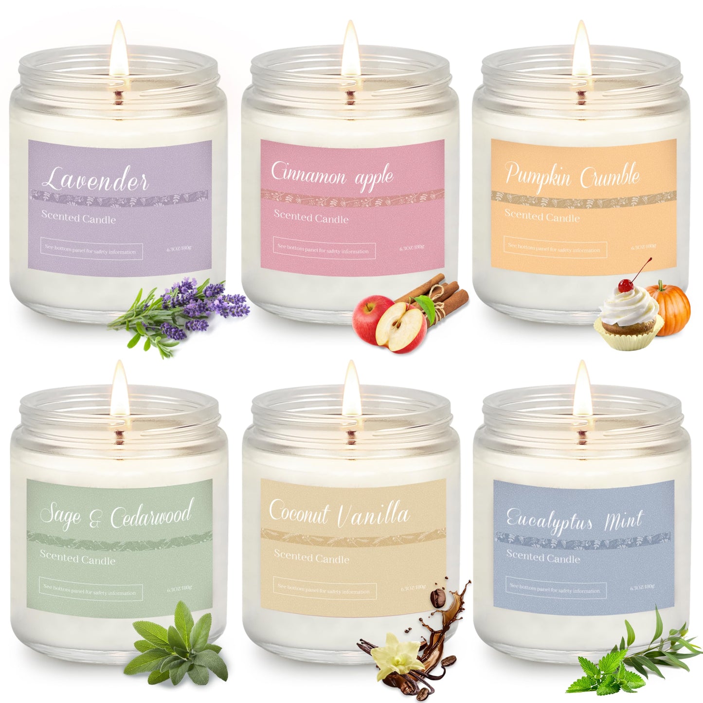 PELN Scented Candles Gift Set