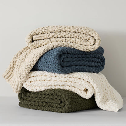 EVERGRACEHOME Chunky Chenille Throw Blankets