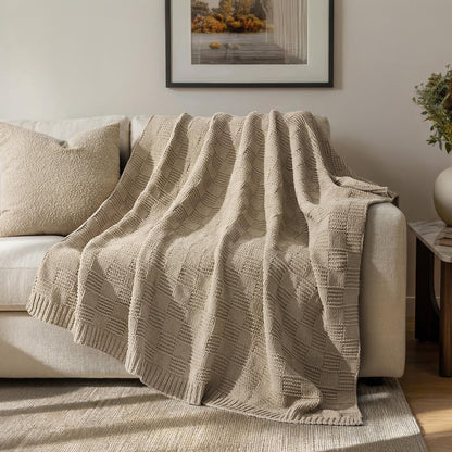EVERGRACEHOME Chunky Chenille Throw Blankets