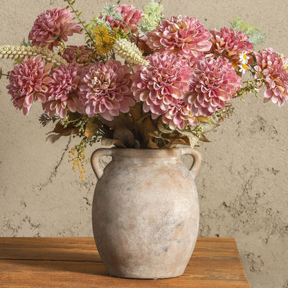 Large Rustic Ceramic Farmhouse Flower Vase