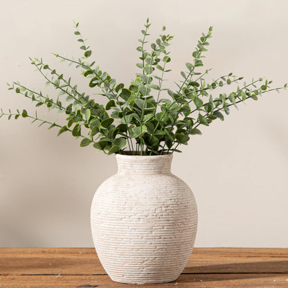 Rustic Farmhouse Ceramic Flower Vase Decor