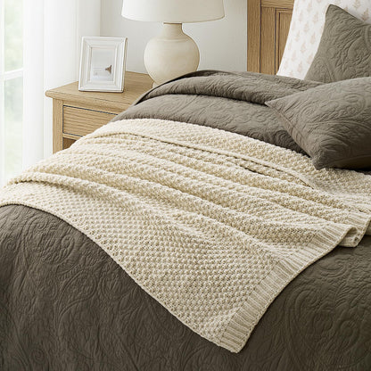 EVERGRACEHOME Chunky Chenille Throw Blankets