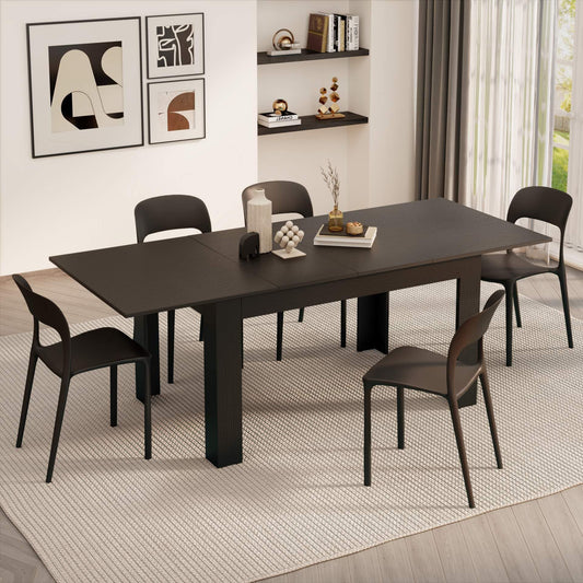 High Gloss Extendable Dining Table Made in Italy