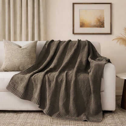 EVERGRACEHOME Chunky Chenille Throw Blankets