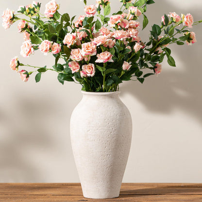 Rustic Farmhouse Ceramic Flower Vase Decor