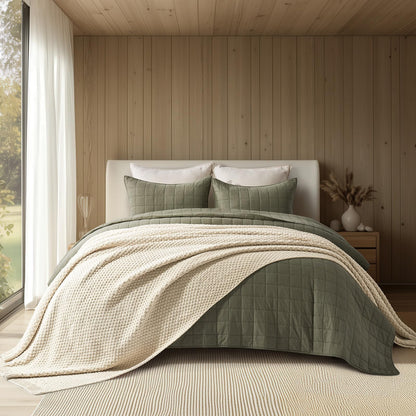 EVERGRACEHOME Chunky Chenille Throw Blankets