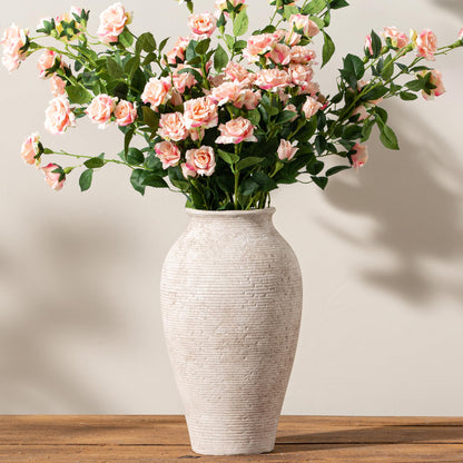Rustic Farmhouse Ceramic Flower Vase Decor