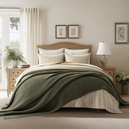 EVERGRACEHOME Chunky Chenille Throw Blankets
