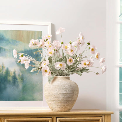 Rustic Farmhouse Ceramic Flower Vase Decor