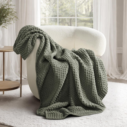 EVERGRACEHOME Chunky Chenille Throw Blankets