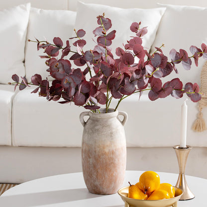 Large Rustic Ceramic Farmhouse Flower Vase