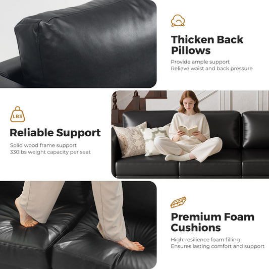 Modular Sectional Sofa with Storage for Living Room
