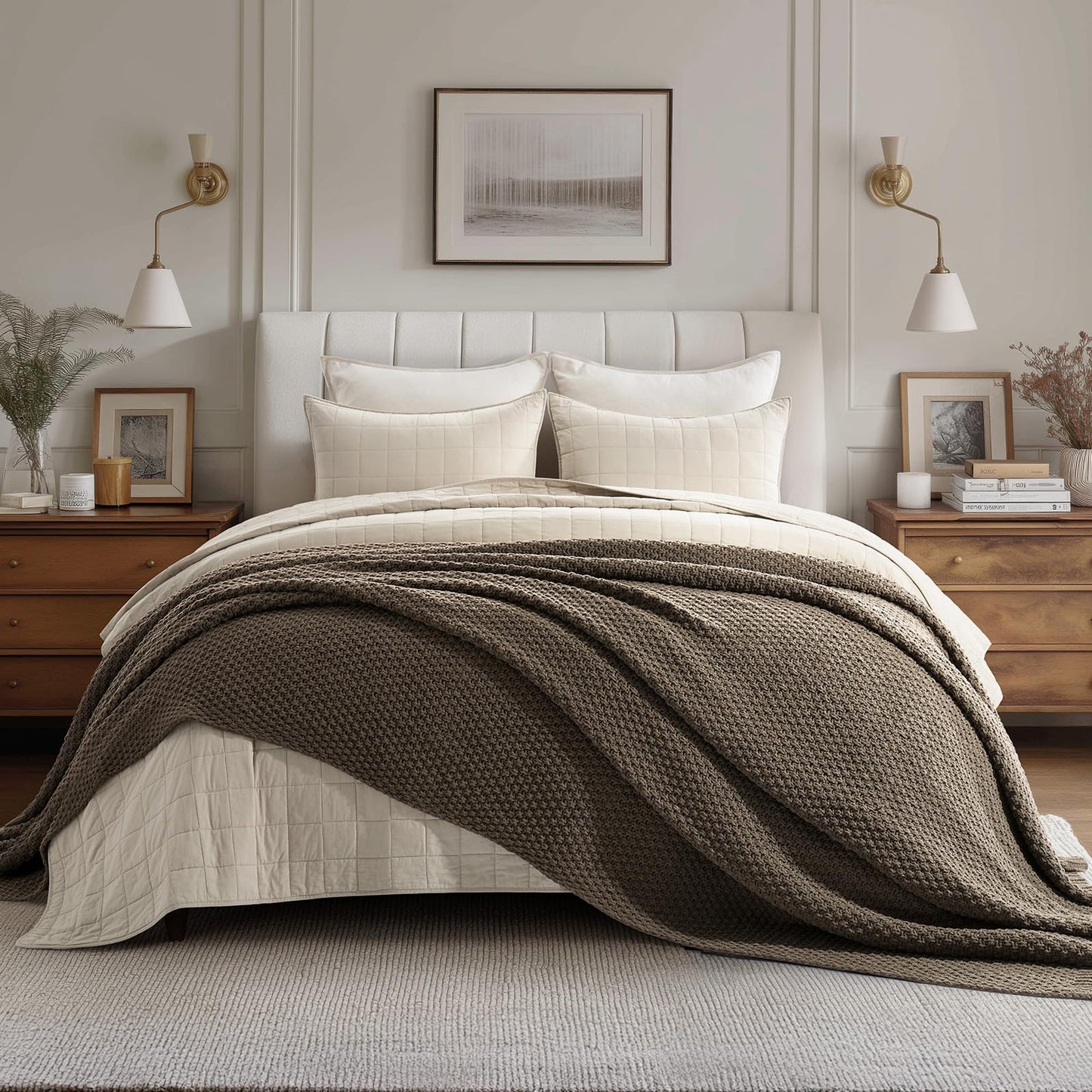EVERGRACEHOME Chunky Chenille Throw Blankets