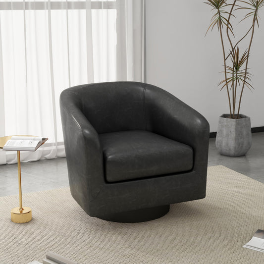 UIXE Swivel Barrel Chair