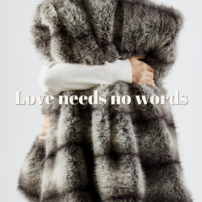 Luxury Double-Sided Faux Fur Throw Blanket