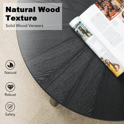 Farmhouse Round Nesting Coffee Table Set of 3